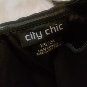 Black cocktail dress